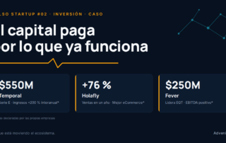 Pulso Startup #02: El capital paga por lo que ya funciona — Advenio.es
